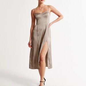 A&F Camille Satin Dress size Small
